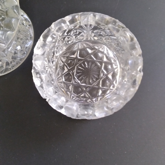 Antique STYLE Pattern Salt Cellars by The Higbee Glass Co. circa 1910-1915… - Picture 5 of 13